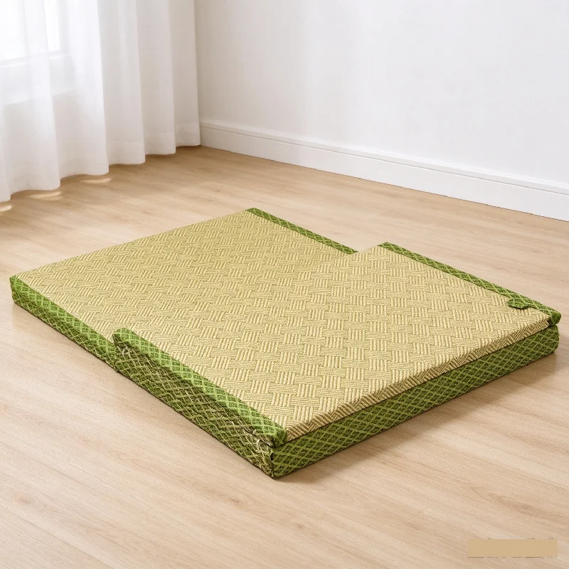 Summer Bamboo Coconut Fiber Floor Mat Thickened Futon Mattress for Student Dormitory Lunch Break Bedroom Carpet thickness 5cm