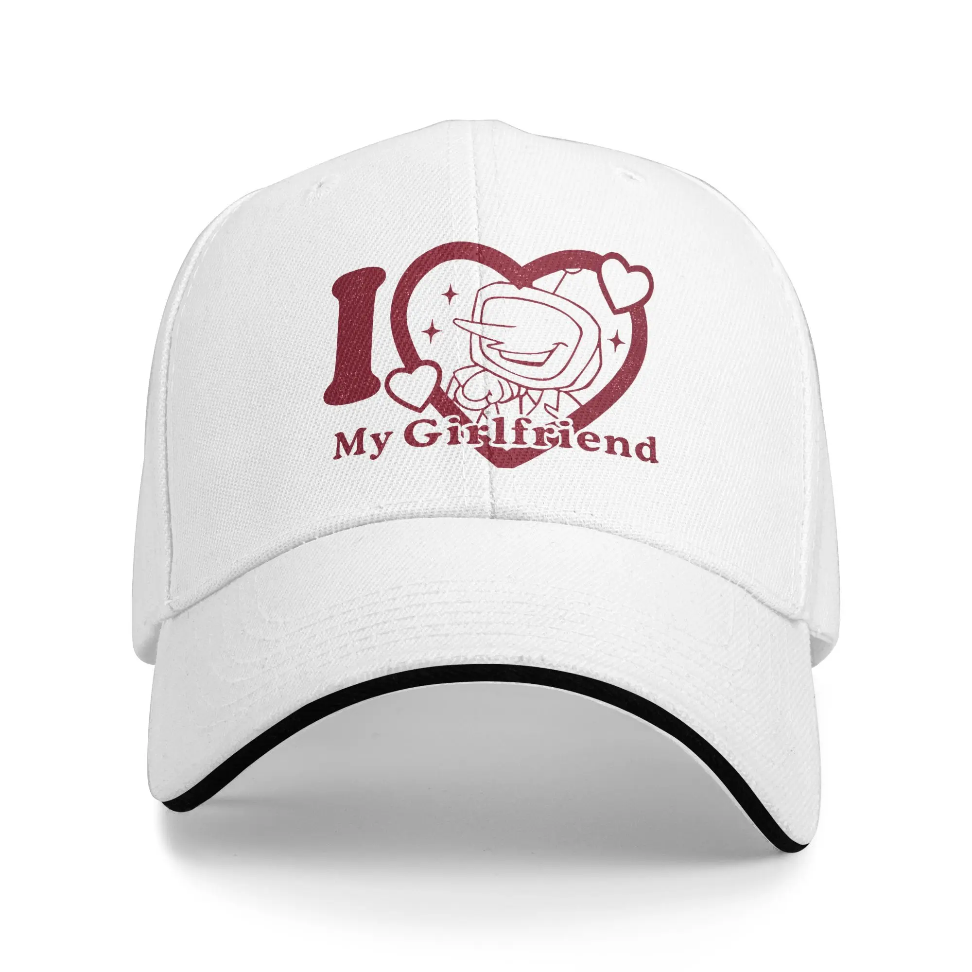 

Men Women I Love My Girlfriend Mr. Tenna Deltarune Game Hat Fashion Baseball Cap Trucker Hat Casual Headewear Gift