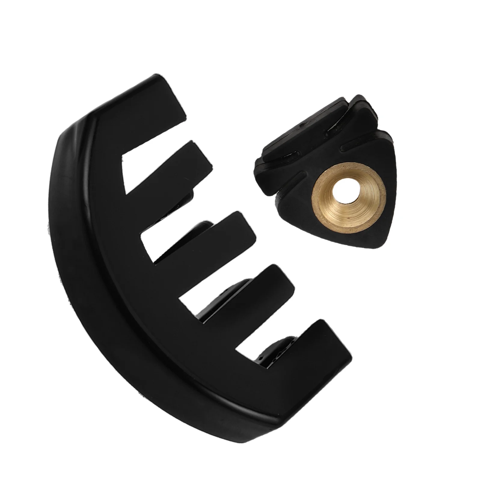 

2Pcs Black Violin Practice Mute Rubber Silent Accessory for Nighttime Practice Noise Reduction Universal Compatibility