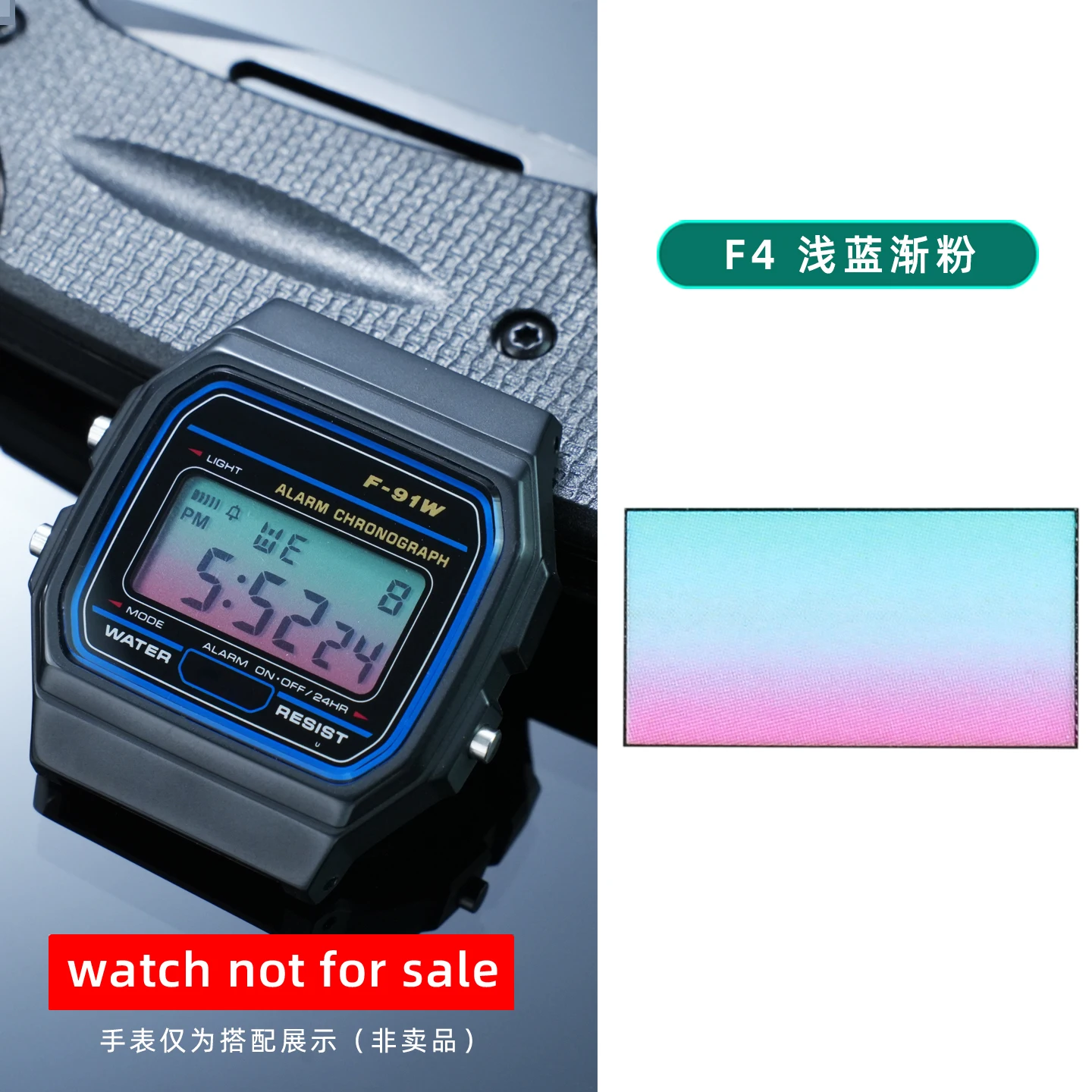 28 verschiedene Farbfolien für Display-Bildschirme, DIY-Aufkleber im Ins-Stil, HD-Folienaufkleber für Casio F91 A158 A159 A168 F105 – Detail 9
