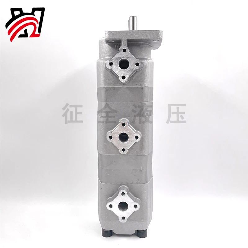 

Triptych Gear Pump Hydraulic Pump High Pressure Gear Oil Pump HGP-222A 21-25MPa Half Round Key Screw Thread Factory Direct Batch