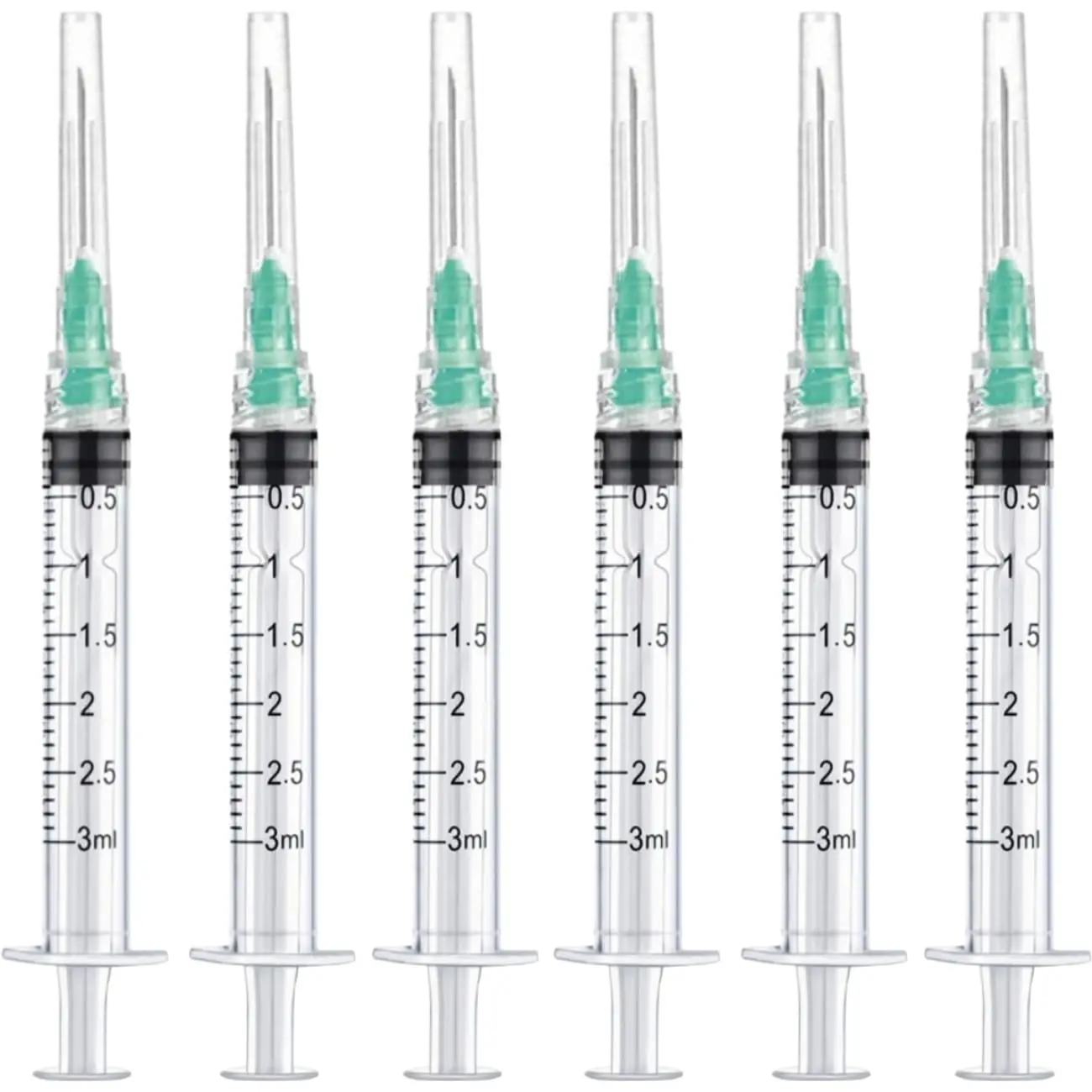 3ml Disposable Luer Lock Syringe, Suitable for Pets and Farm Animals, Industrial Use, Laboratory Dispensing, and Manual Applications