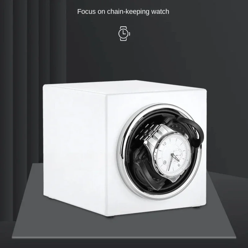 Vertical Single Watch Shaker Mini Watch Winder Motor Boxes To Mechanical Watch Matte Paint Clocks Storage Display Caskets TopRoe