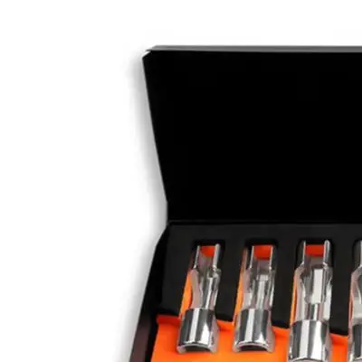 38inch Diesel Injector Fuel Line Socket Wrench Set 10pc Chrome Vanadium Steel for Automotive Repairs and Maintenance