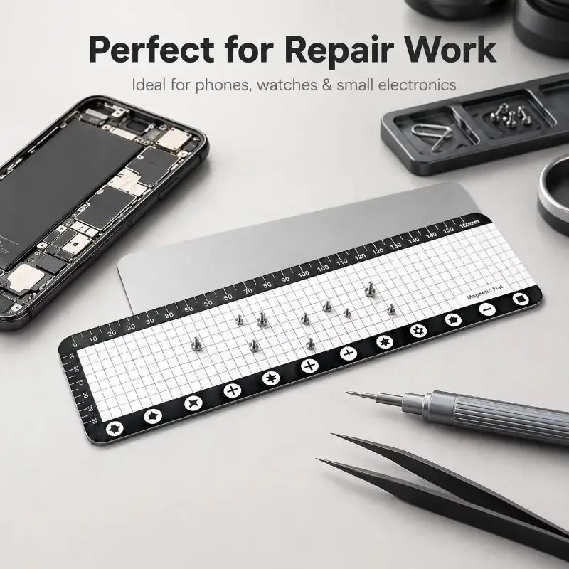 Soft Silicone Magnetic Screw Storage Mat Repair Pad for Phone Tablet Laptop - Precision Disassembly pro Maintenance Tool Work