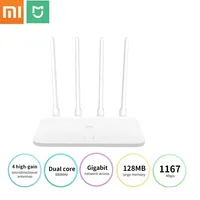 Xiaomi router 4a gigabit edition 1000m 5ghz 2,4 ghz wifi rom 16mb ddr3 64mb 128mb high gain 4 antennen fernbedienung mi home app