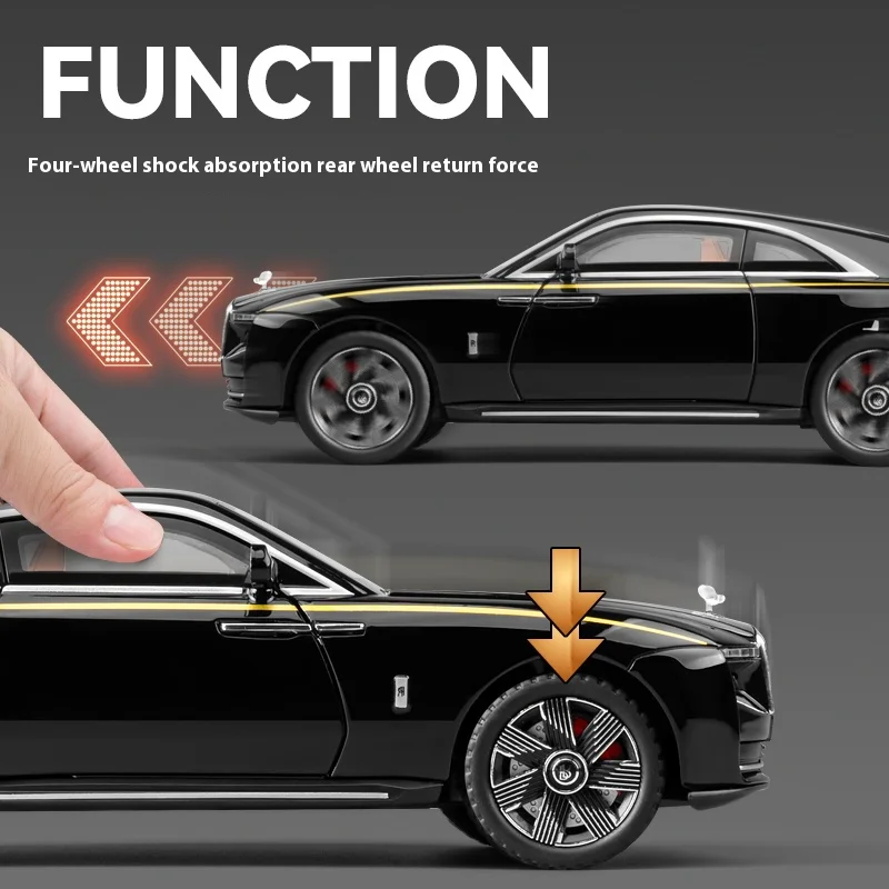 نموذج سيارة الأعمال الفاخرة المصنوعة من خليط معدني، وديكورات فريدة من نوعها لوحدة التحكم المركزية للسيارة، وزخارف مكتبية رائعة، وإكسسوارات سيارة ممتعة