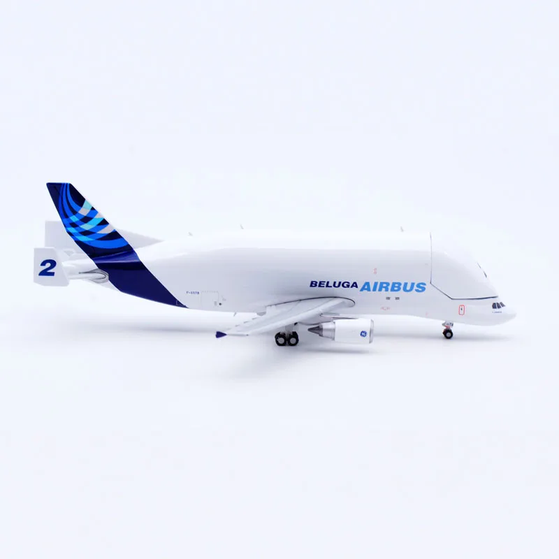 LH4379C Liga Avião Colecionável Presente JC Asas 1:400 Airbus Industrie A300-600ST 'Beluga No.2' Diecast Aeronave Jet Modelo F-GSTB