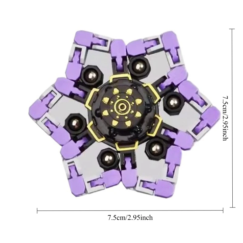 Novedad Fidget Spinner juguete estudiantes de escuela, practicantes antiestrés ansiedad juguetes resistentes a la presión regalo de descompresión silencioso