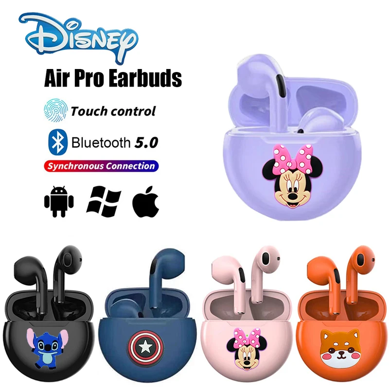 NEW Sanrio TWS Air Pro 6 Earphone Bluetooth Headphones with MicStereo Hifi Earbuds for iPhone Android Wireless Bluetooth Headset