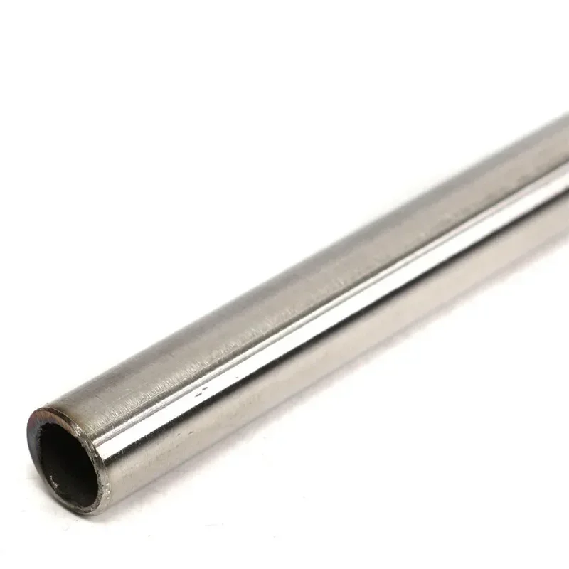 500mm 304 Stainless Steel Capillary Tube 1PC OD 10mm x 8mm ID, Length 0.5m Industrial Hollow Thin Wall Round Capillary Tube