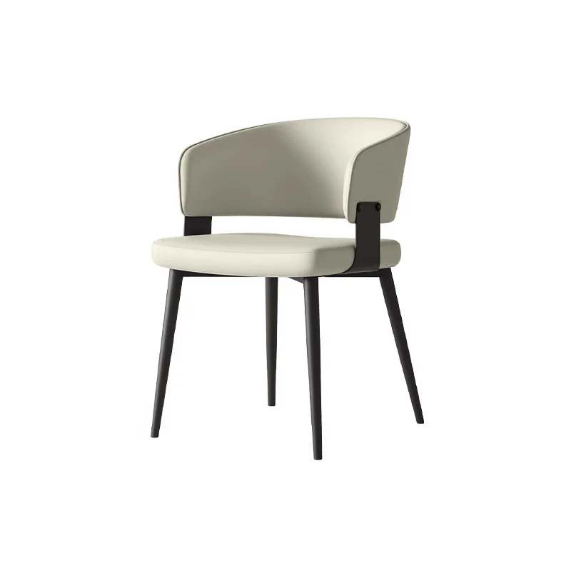 

Italian minimalist dining chair, home high-end back chair