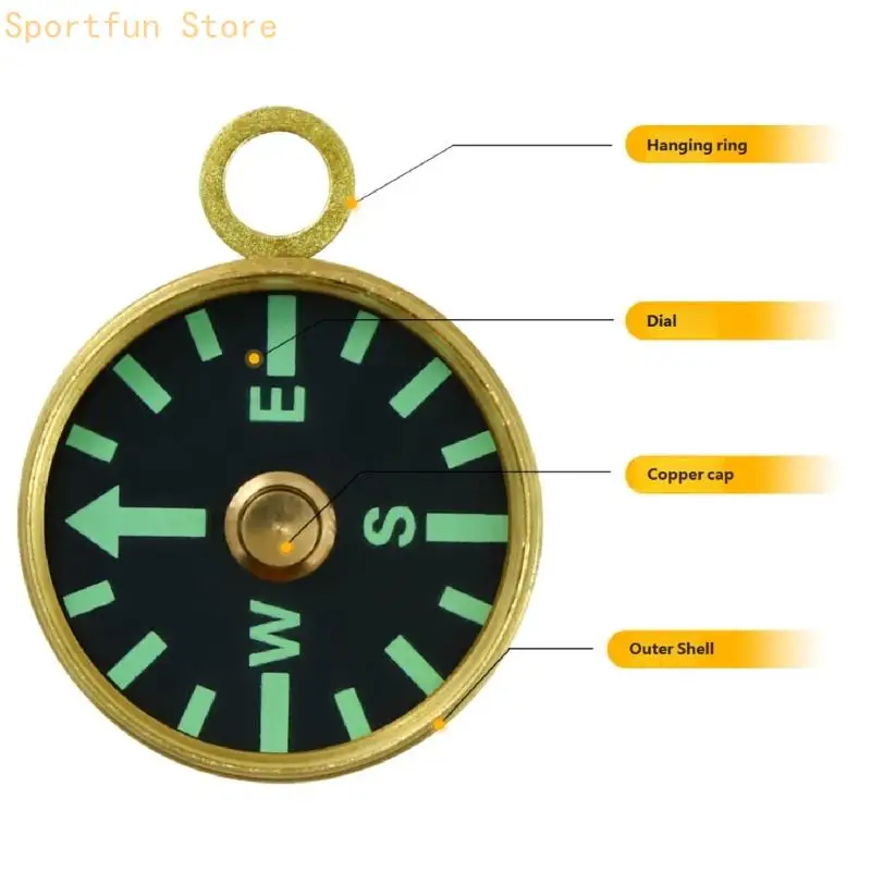 High Sensitivity Strong Compasses Outdoor Mountaineering Compasses X7JD