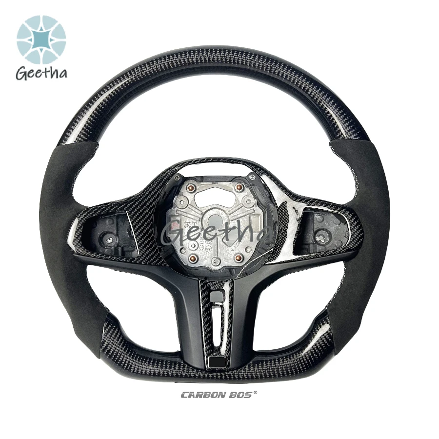 For BMW G Chassis F35 F10 F18 F09 G20 G30 G38 G82 X3 X4 X5 X6 X7 Forged Carbon Fiber Steering Wheel Personalized Customizati