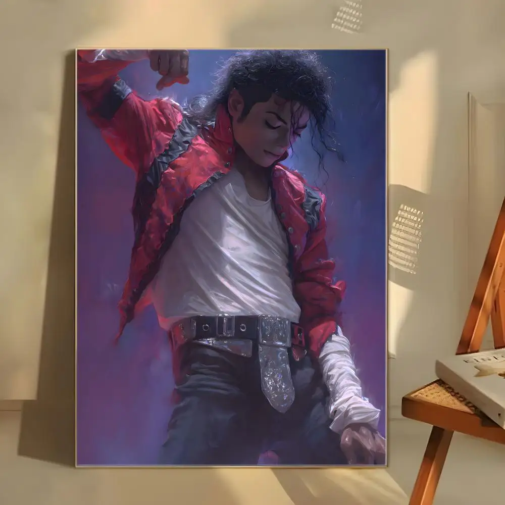 Sänger M-Michael Singer Jackson Poster, selbstklebender Kunst-Aufkleber aus wasserfestem Papier, Kaffeehaus, Bar, Zimmer, Wanddekoration – Detail 3