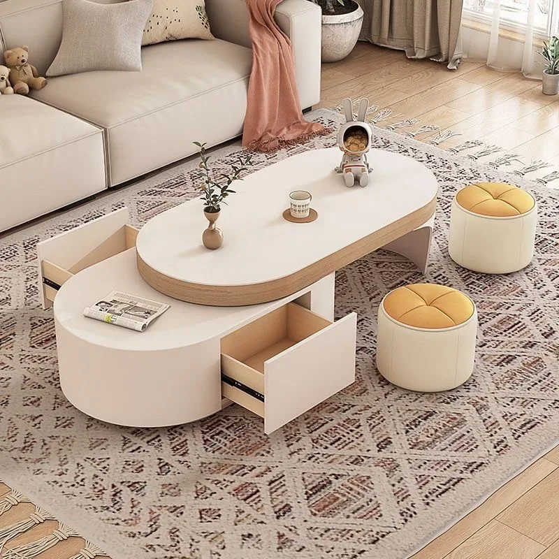 Soggiorno, casa, piccolo appartamento, lastra di roccia pieghevole telescopica di lusso semplice e leggera