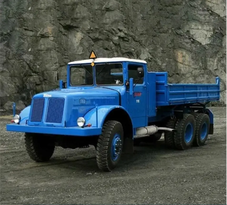 Collectible Assembly Model 1:43 Scale Original Soviet Union TATRA-111-S2 Heavy Duty Dump Truck Diecast Model Toy