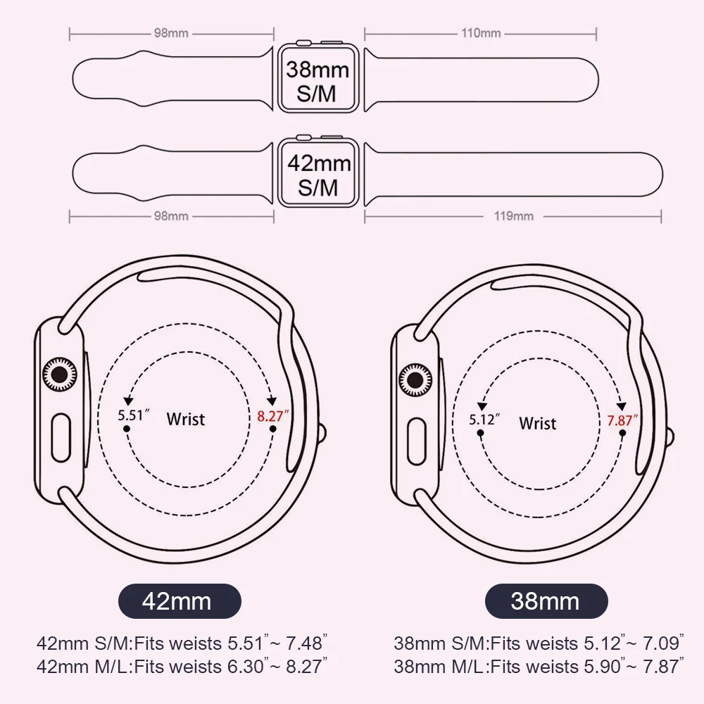 Silicone Strap For Apple Watch band 45mm 41mm44mm40mm49mm42mm38mm Sport bracelet correa iwatch Series Ultra S9 8 7 se 6 5 4 3 2