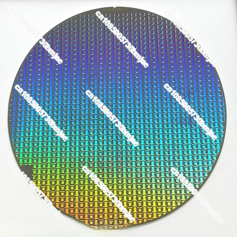 Wafer power component IGBT MOSFET silicon wafer, semiconductor lithography chip, chip display