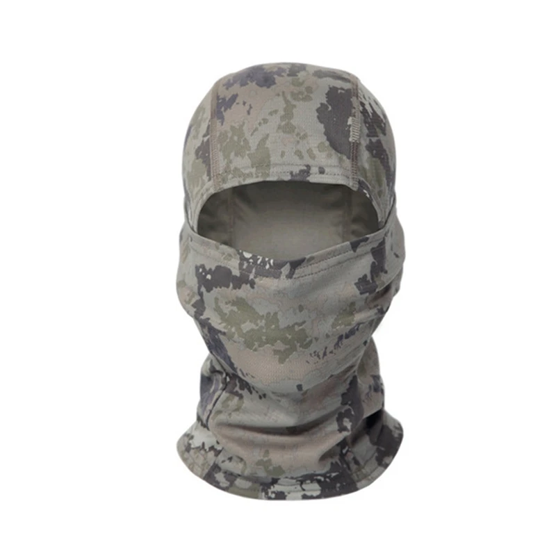 Outdoor Dustproof Sun Face Mask Tactical Camouflage Full Face Mask Hunting Bike Cycling Neck Protection