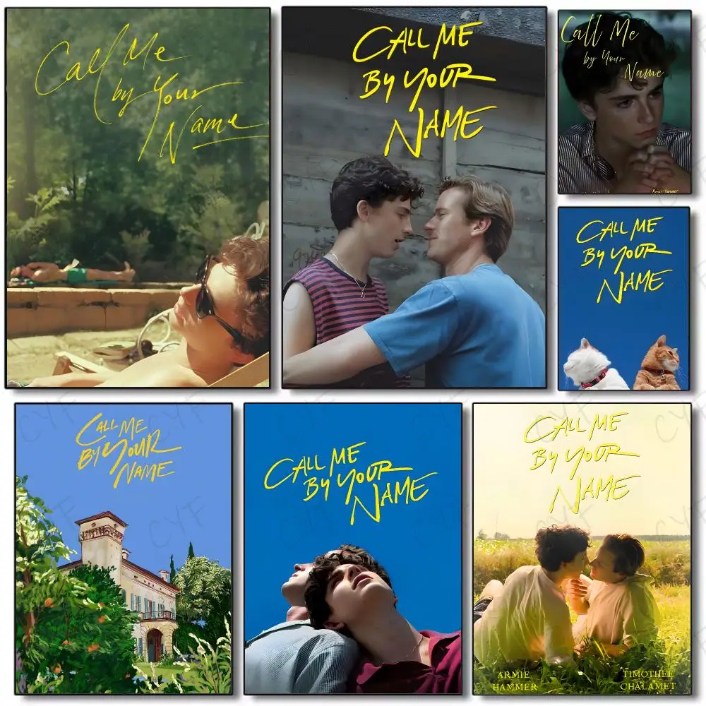 Tender Romance Film C-Call Me by Your Name Poster Painting Wall Art Mural for Living Room Home Decor and Gifts