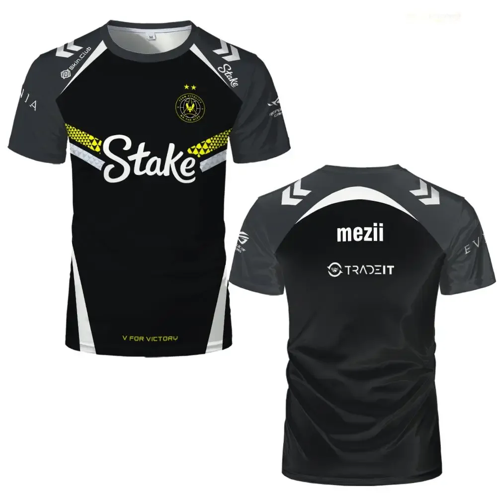 تي شيرت Pro Vitality 2025 EWC Edition Jersey CS2 Esports Club زي Zywoo قابل للتنفس CSGO Pro League للرجال والنساء #3