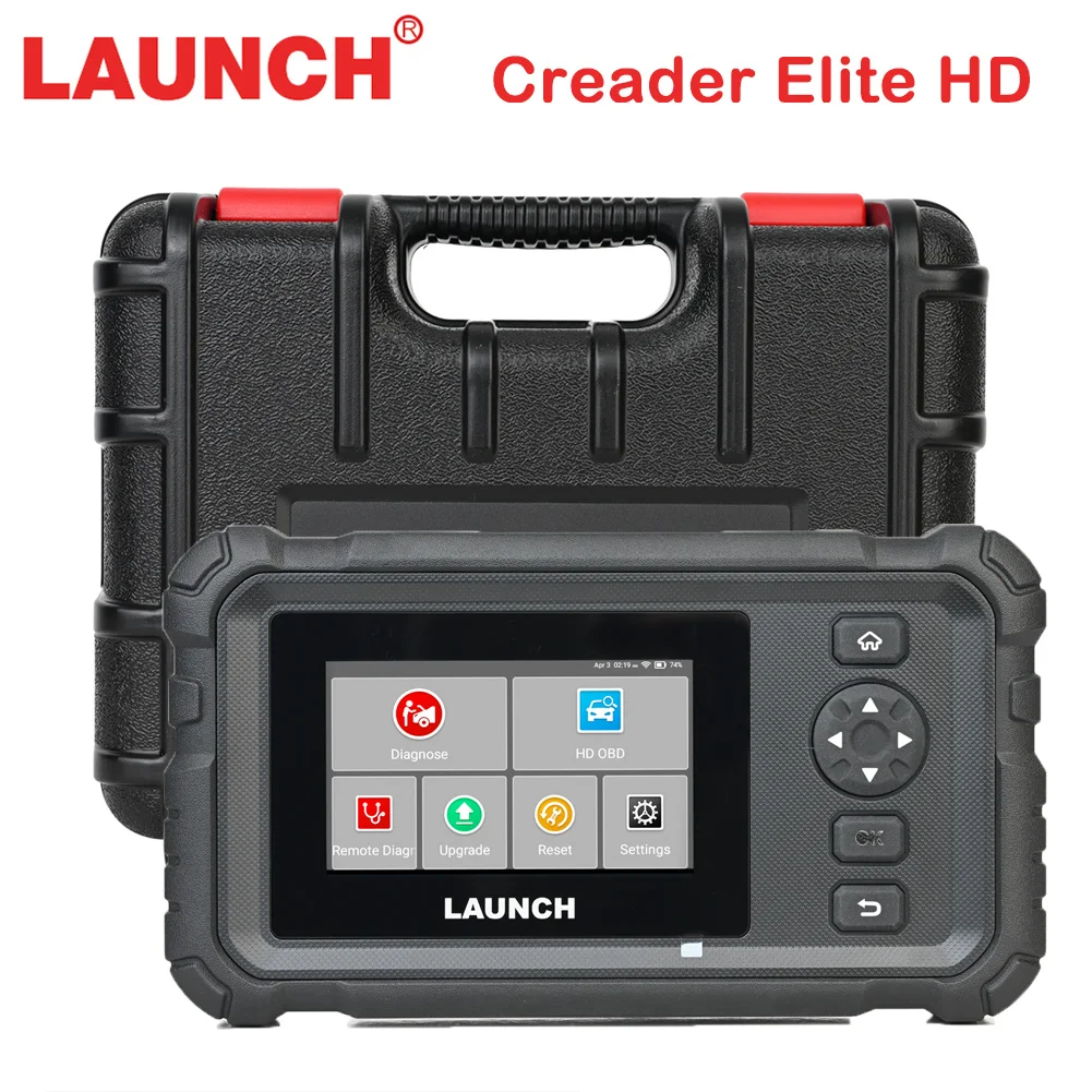 LAUNCH Creader Elite HD 24V Trucks Scanner Diesel Heavy Duty Diagnostic Tool For CUMMINS/ DETROIT/ EATON/ HINO/ VOLVO/ ISUZU