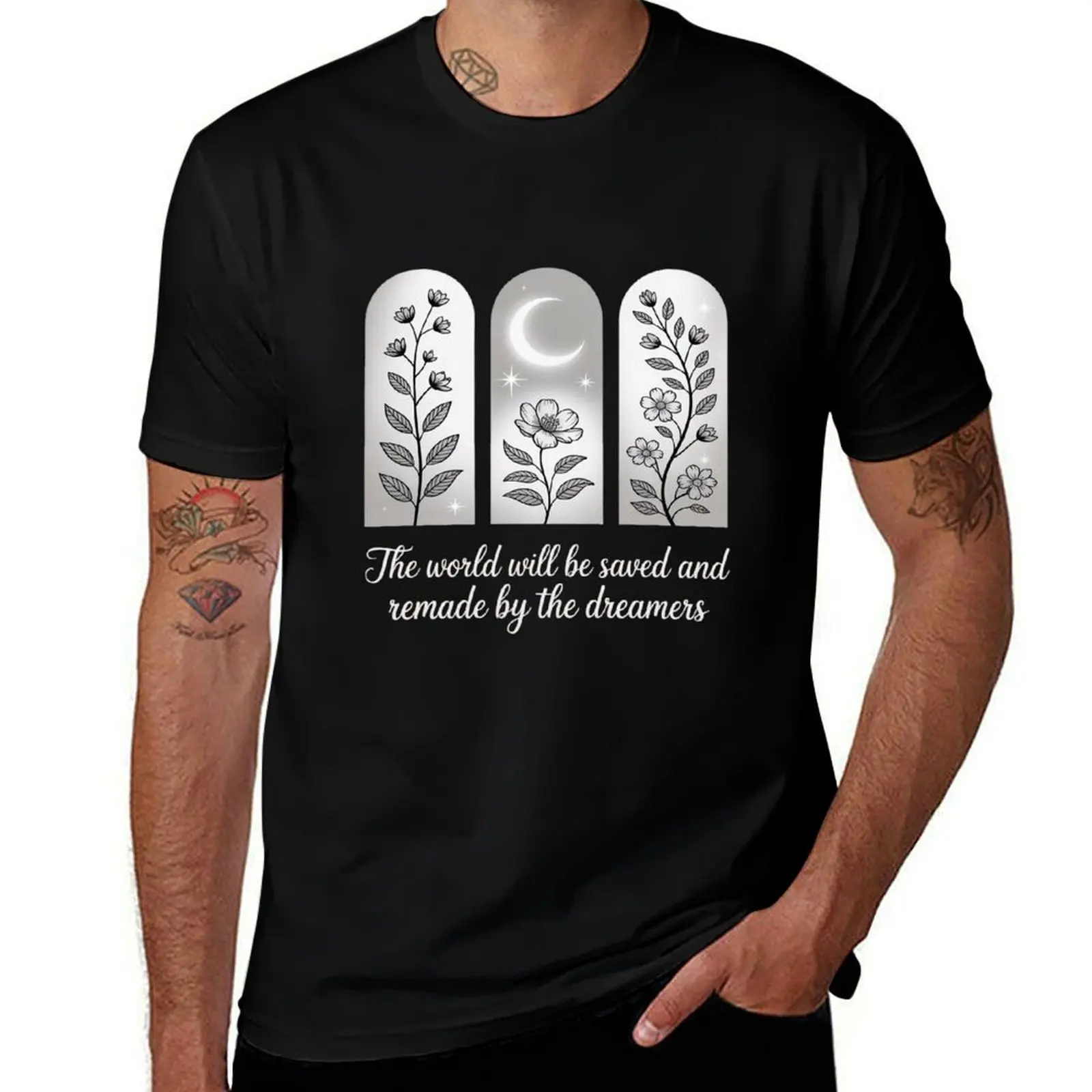 

Футболка The World Will Be Saved And Remade By The Dream, забавные футболки с мемми, забавная футболка, новое издание одежды для мужчин