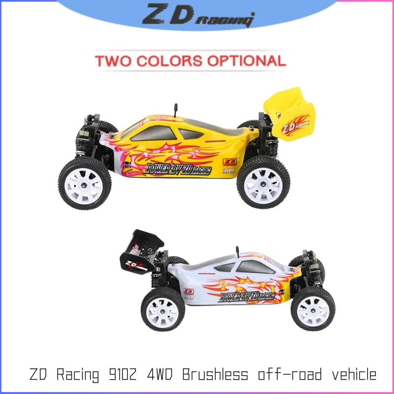 

ZD Racing Thunder B-10E 1:10 Brushless RC - 2.4Ghz 4WD with 45A ESC, RTR Off-Road Electric Buggy (High Speed)
