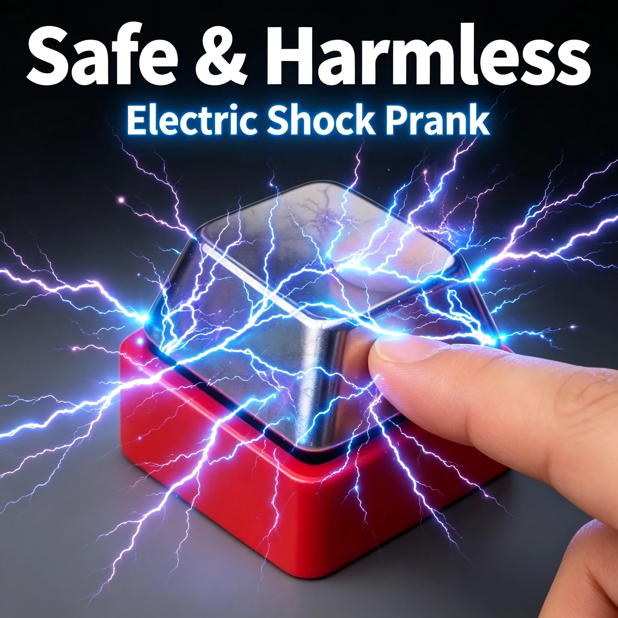 Electric Shock Prank Keychain Mini Keyboard Button Funny Shock Toy Novelty Joke Gadget Portable Trick Toy for Adult Prank Gifts