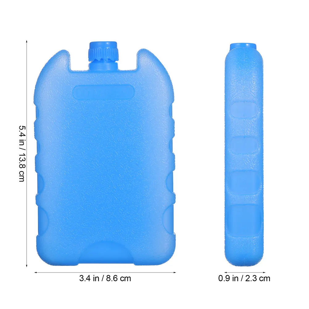 6Pcs Ice Packs Cooling Box Reusable Freezer Pack Leakproof Stable Rubber Cooler Ice Blocks for Food Beverage Milk Cake Transport