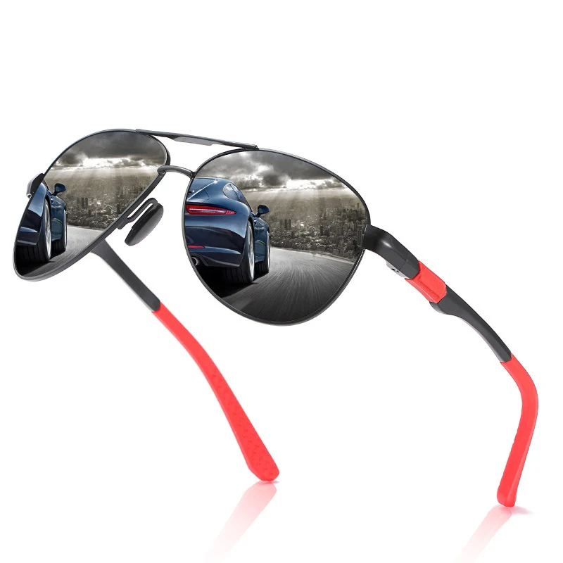 

New Man Aluminum Magnesium Polarizing Sunglasses Mirror Driving Sunglasses Motorcycle Running Travel Fishing Glasses Goggles
