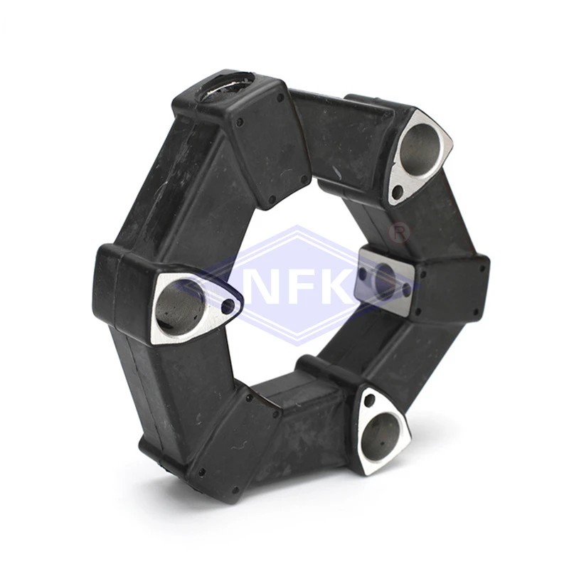 16A/16AS Aluminum Block+rubber Assembly Connection Rubber Engineering Machinery Equipment Coupling Damping