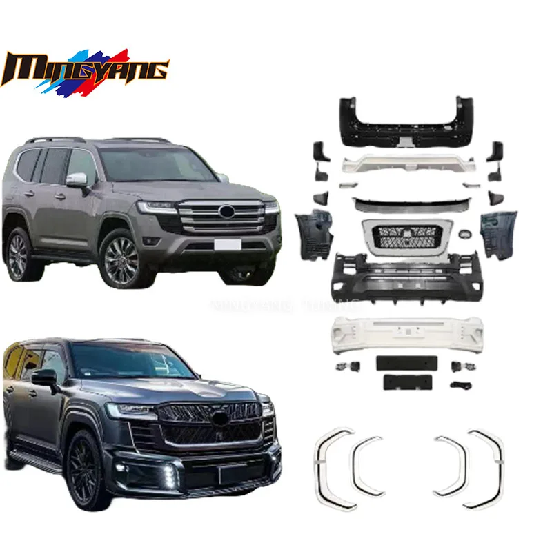 

Modification New Design Modellista Fander Flare Bumper Body Kit for Land Cruiser 2022 Lc300 Low Version Upgrade WD Model