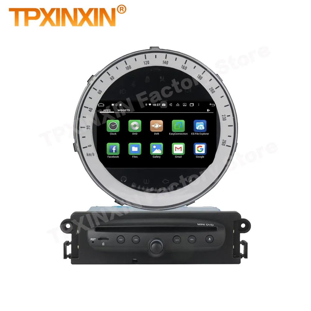 Android 12 Automotive Multimedia For BMW MINI COOPER 2006 2007 2008 2009 2010 2011 2012 2013  Radio Coche With Bluetooth Carplay