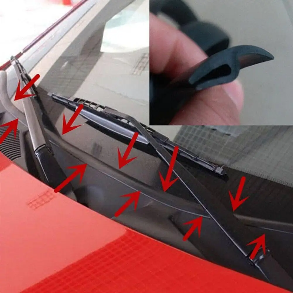 Type H Car Front Windshield Seals Rubber Rear Window Weatherstrip Sunroof Seal Strip Trim Moulding Sealing For BMW E46 E60 Z3L0