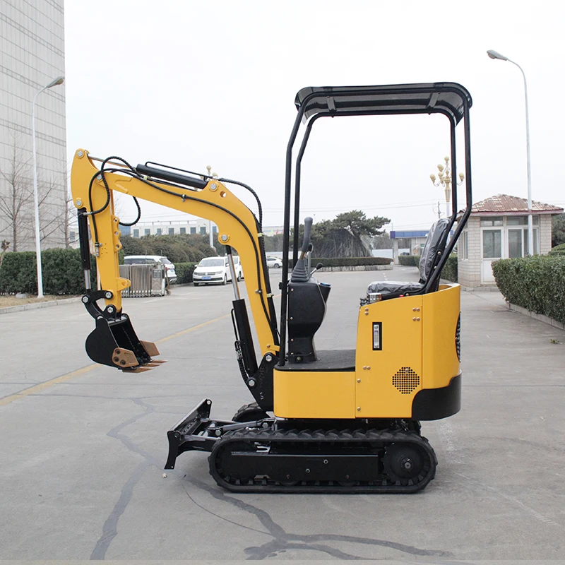 Household small earthmoving excavator indoor and outdoor 1ton 1.2ton excav mini kingway small space working digger