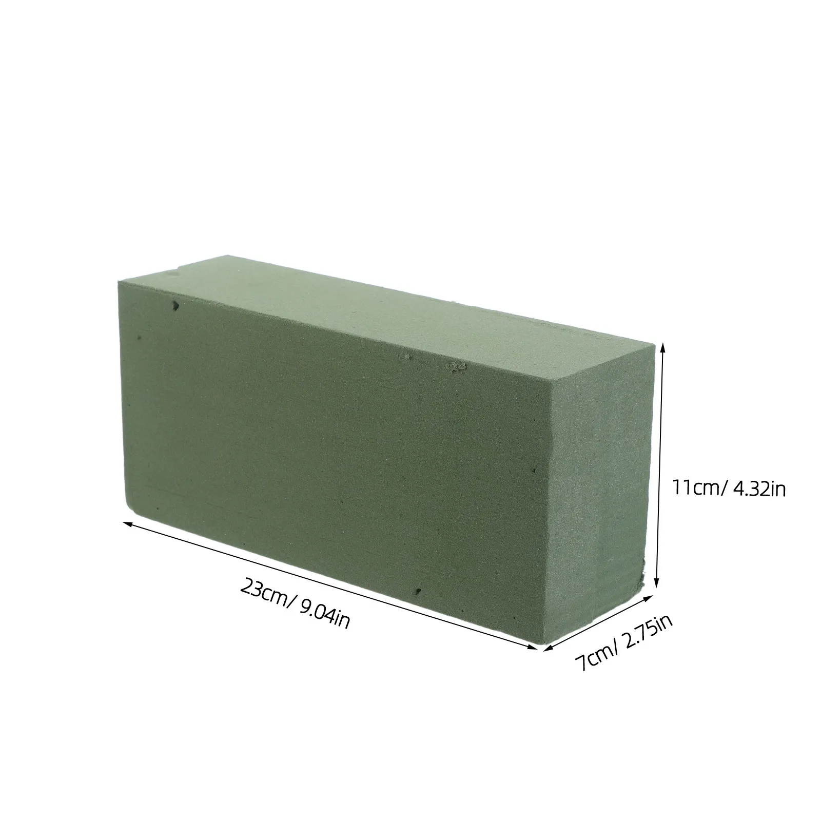 10Pcs Floral Foam Blocks Green Rectangular 9x4 Inch Wet Dry Flower Arranging Base Flower Arrangement Supply Wedding Vase Crafts