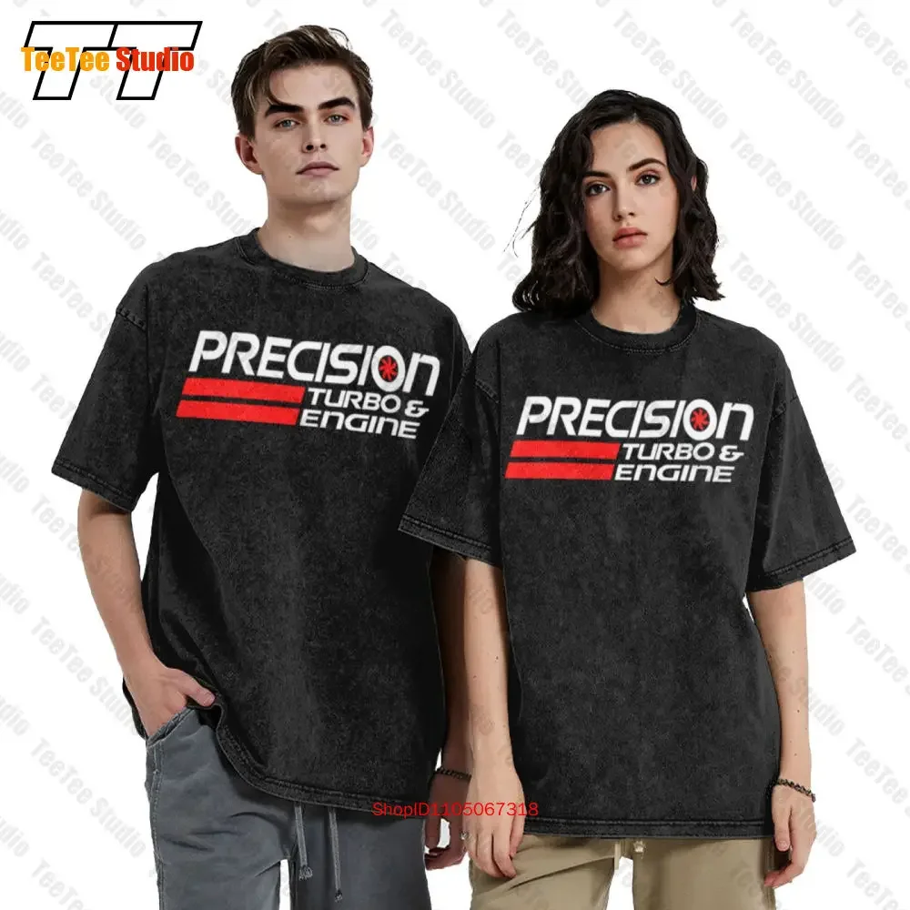 Precision-Turbo & Engine Logo Vintage Oversized T-Shirt KEN5