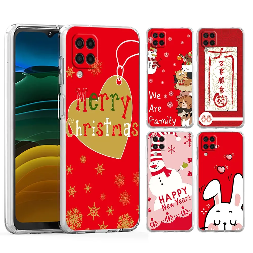 Christmas Art Phone Case For Samsung A17 A15 A13 A51 A71 A41 A21S A07 A35 A55 A23 A25 A33 A53 A73 A57 A37 5G Cover