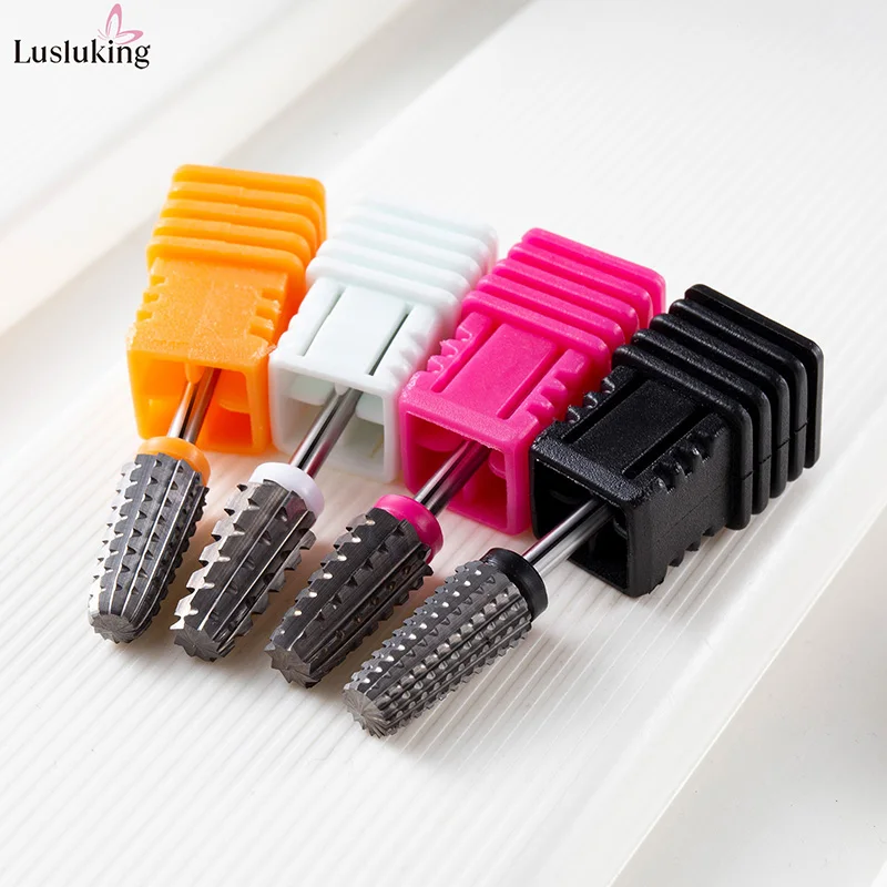 مثقاب مسمار مخروطي من كربيد التنغستن ، ملفات دوارة كهربائية مانيكير ، رأس طحن الحفر 5 في 1 ، أداة رسم الأظافر ، حصى 4XC-XXF ،" #5