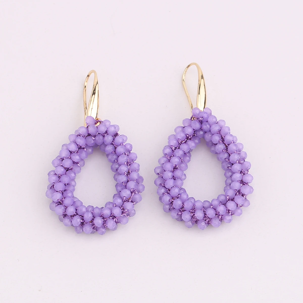 Shiny Beads Crystal Drop Earring Fashion Statement Jewelry Wedding Party Dangle Earring For Women Christmas Gift Fashion Jewelry