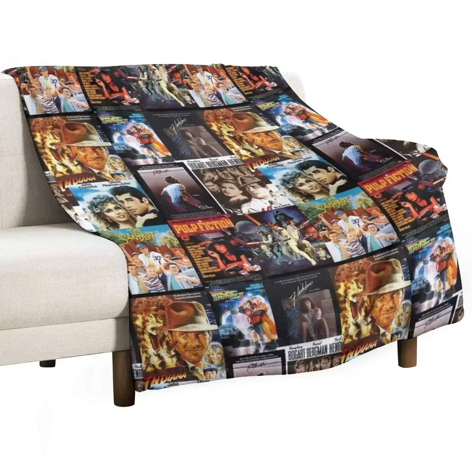 

Classic Movies Throw Blanket Soft Bedroom Blanket for Night Sleeping