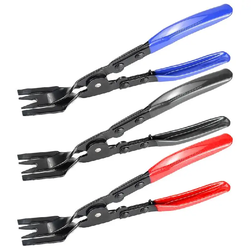 Car Trim Clip Removal Pliers Headlight Repair Door Panel Retainer Clip Remover Dashboard Panel Upholstery Remover Repair Tool