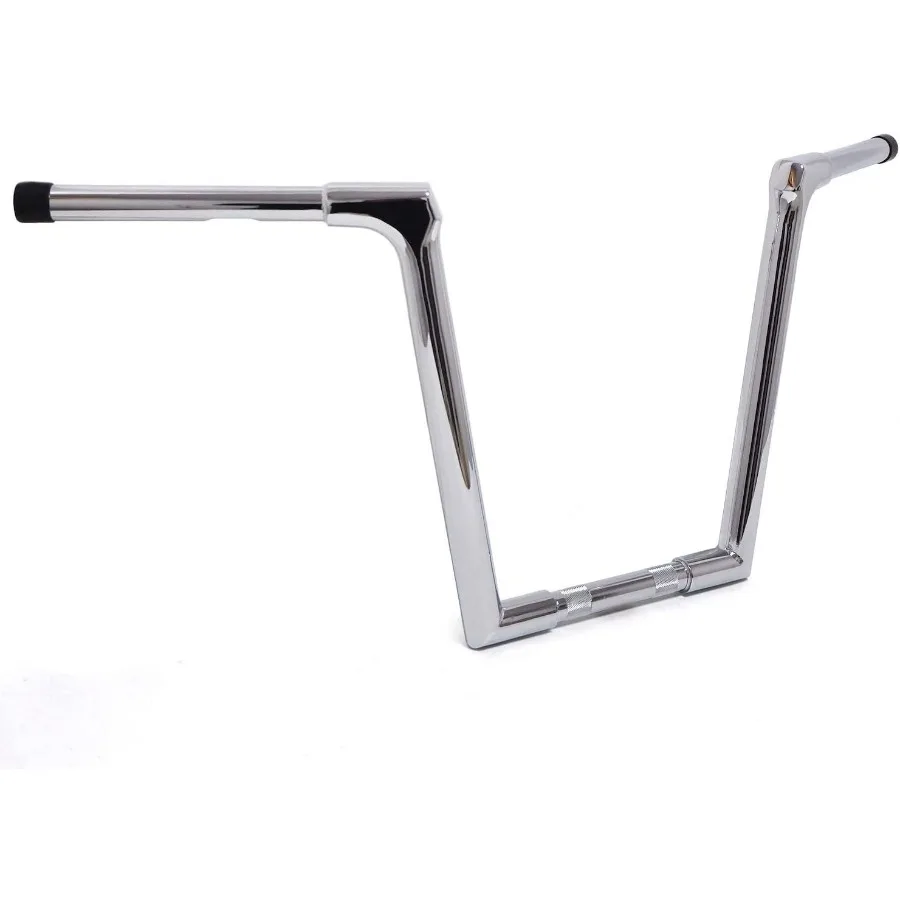

16 Chrome 1.25 Fat Chizeled Handlebar with 1 Clamp Area Diameter for HarleyDavidson Softail 2018 and Later Road King 2009 and L