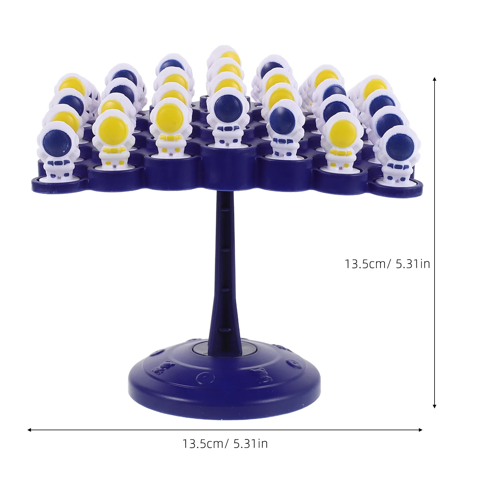 1 Conjunto de Jogo de Equilíbrio em Formato de Árvore - Desafio de Empilhamento de Astronautas para Festas em Família - Melhora a Coordenação e Habilidades Motoras Finas