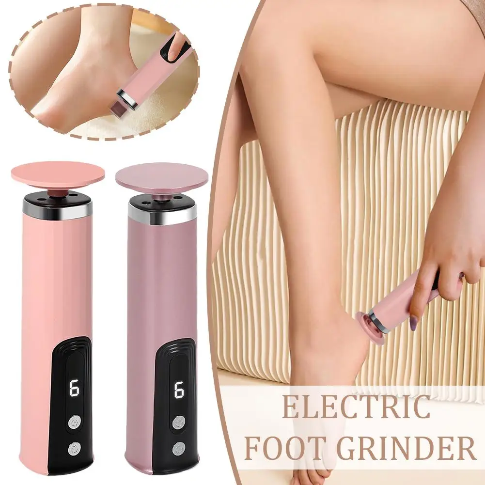 Dispositivo per la rimozione del callo della lima per piedi elettrico per piedi, levigatrice professionale per levigatrice per piedi per strumento per pedicure con tallone screpolato per pelle morta