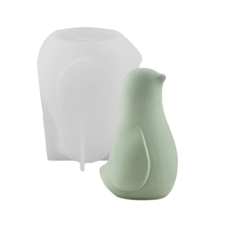 الإبداعية الطيور تمثال قالب من السيليكون الراتنج الاسمنت الجص شمعة صنع القالب #1