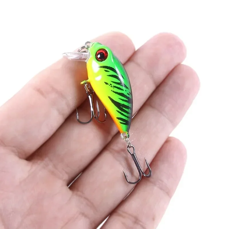 Bait Luya Mini rock little Fat floating Hard bait fishing Full bait fishing helper  fishing lure