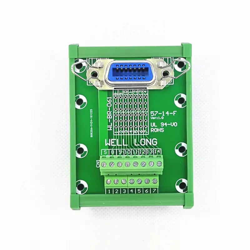 DIN Rail Mount 57 Series 14-Pin 0.085